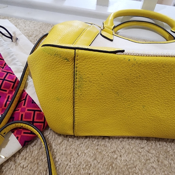 Tory Burch The Frances Canvas Satchel - Picture 12 of 13